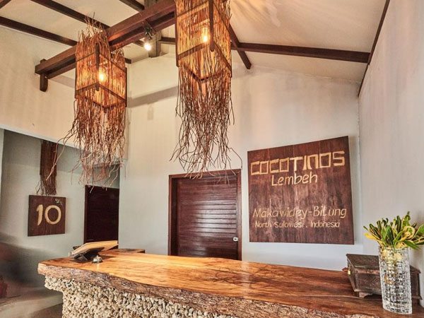 Cocotinos Lembeh Resort Front Desks | Eko Divers